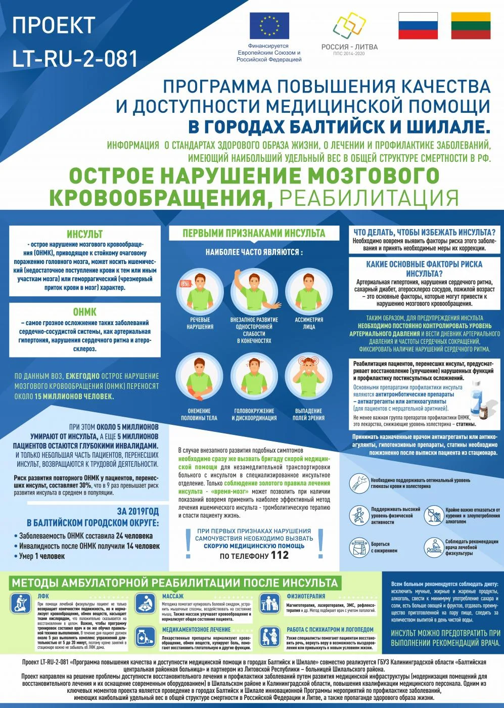 Инсульт можно предотвратить, а его последствия нивелировать