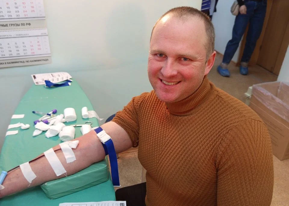 В ходе донорской акции жители Гусева сдали 96 доз цельной крови