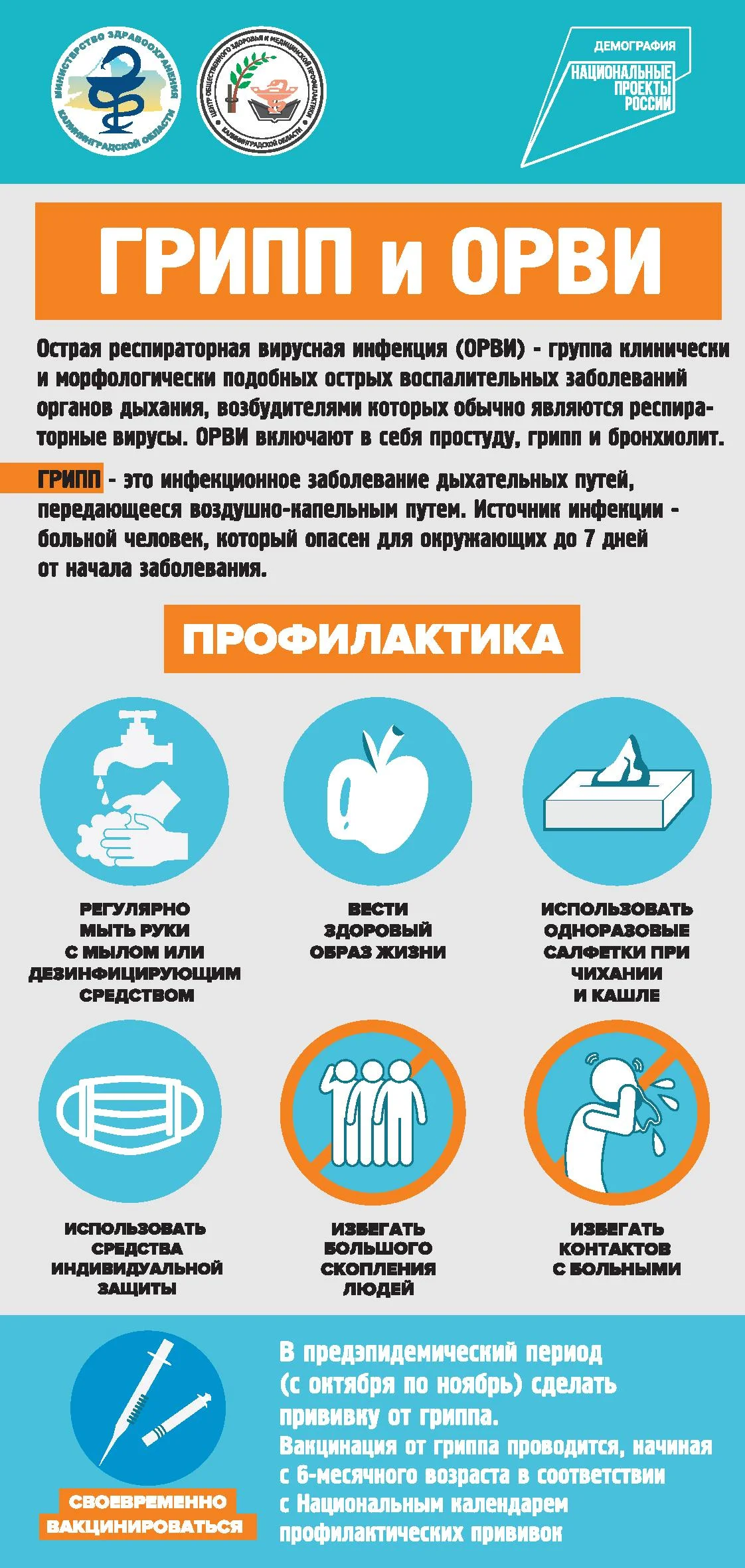 Профилактика гриппа и ОРВИ